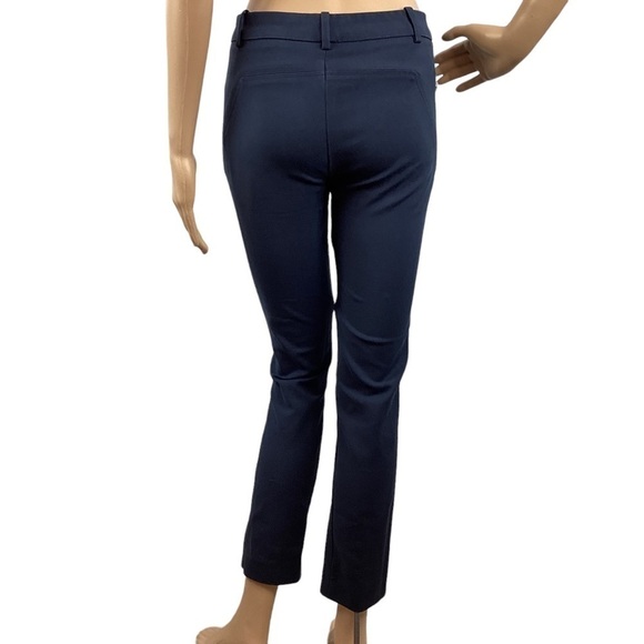 Zara Skinny Pants Size XS Navy Blue Ankle Length - Picture 5 of 7